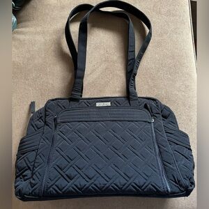 Vera Bradley Quilted Black diaper bag